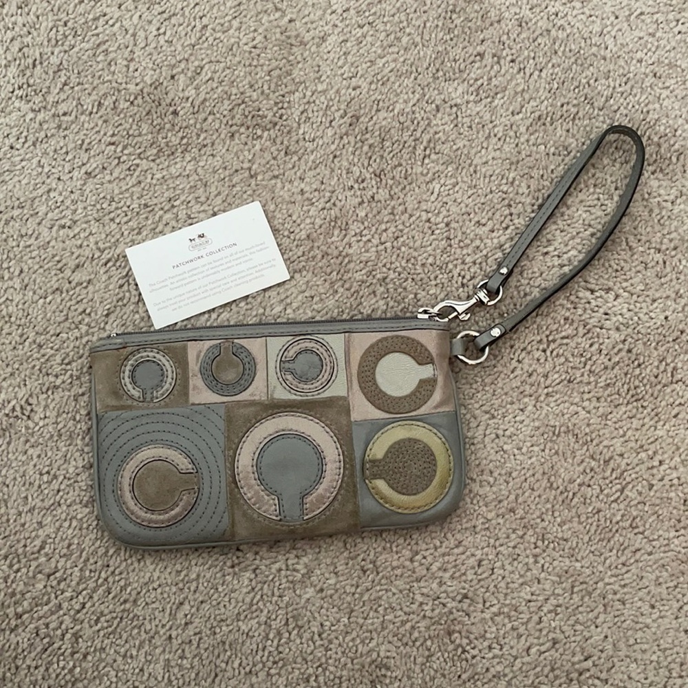 Coach Patchwork Wristlet